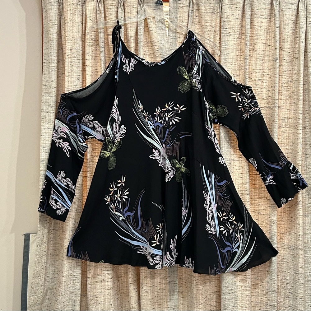 Free People Clear Skies Cold Shoulder Tunic - Small
